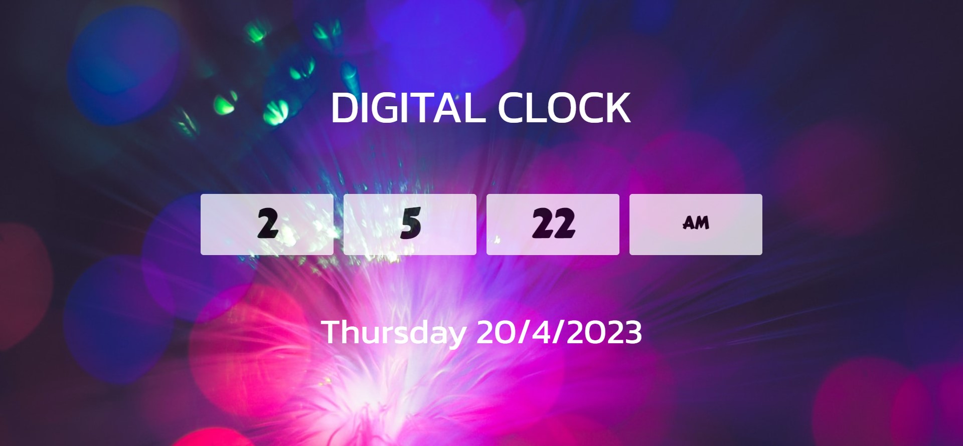 digital clock app